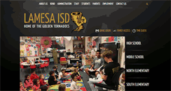 Desktop Screenshot of lamesaisd.net