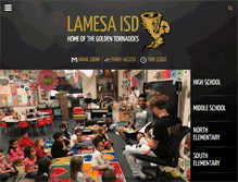Tablet Screenshot of lamesaisd.net
